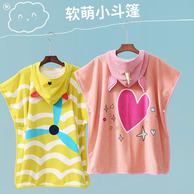 Crianças toalha de banho com capuz manto puro algodão absorvente toalha roupas meninos meninas roupões de banho toalhas