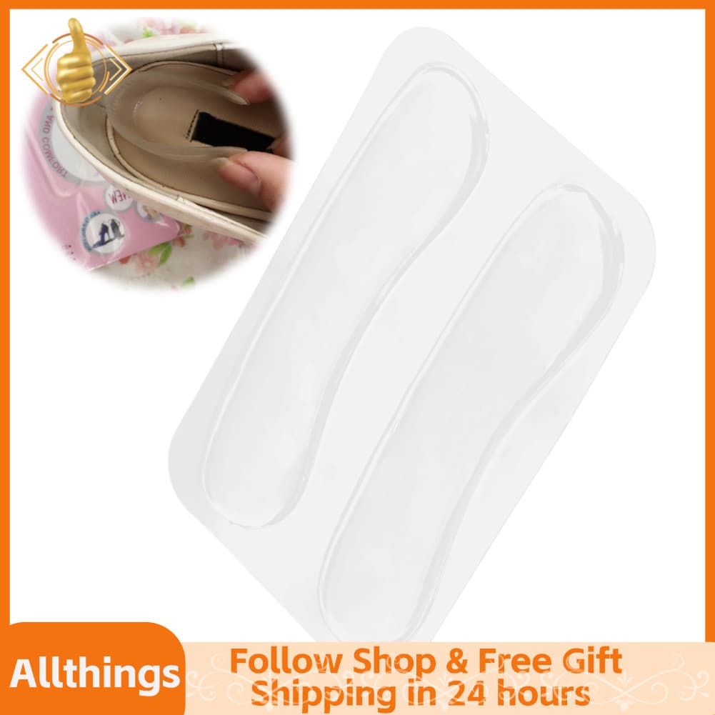 allthingss-br Protetores antiderrapantes para calcanhar, para sapatos, forro de prevenção de bolhas, 2 peças, almofada