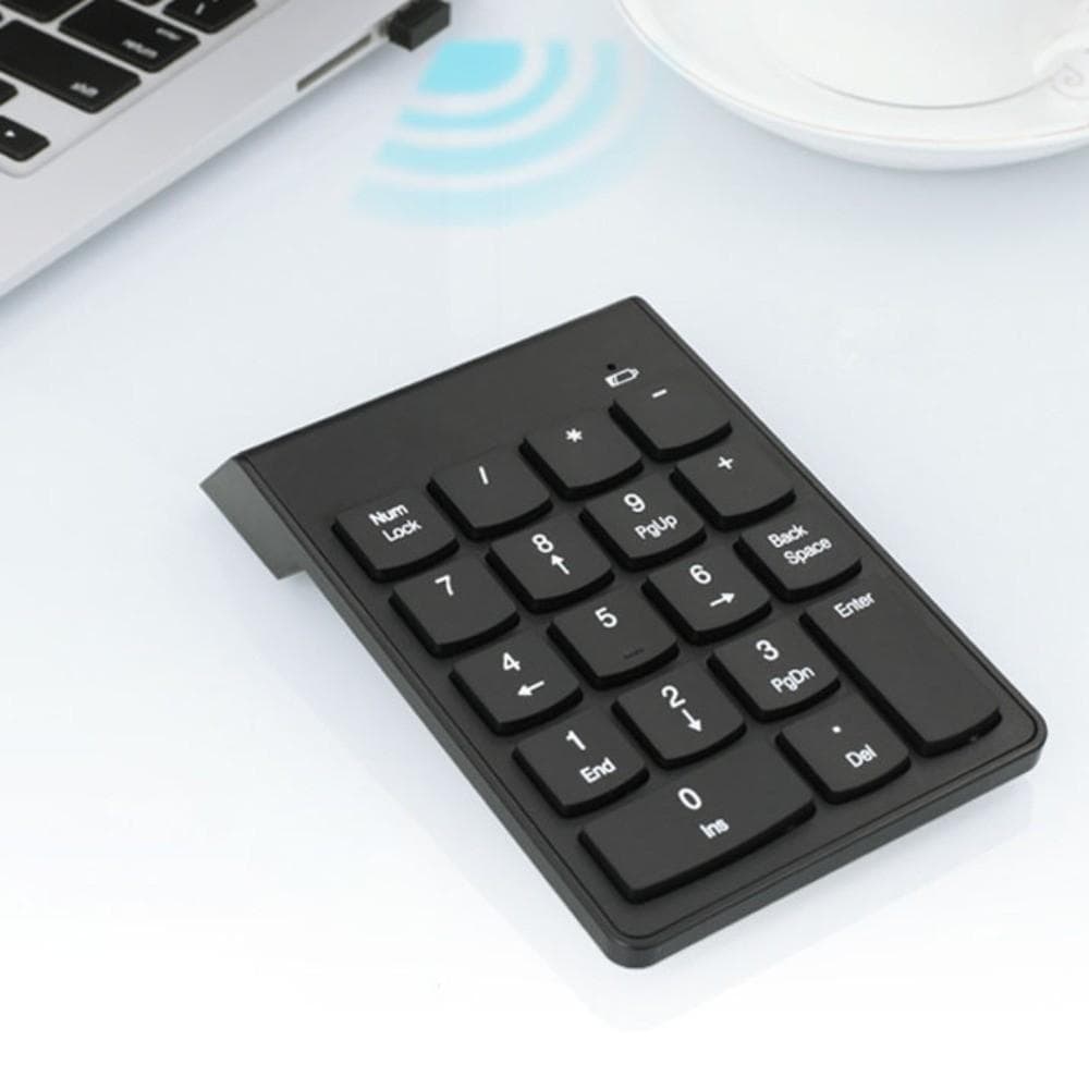 Mini Teclado Digital , Sem Fio Calculadora 2.4G Numérico Ergonômico Portátil