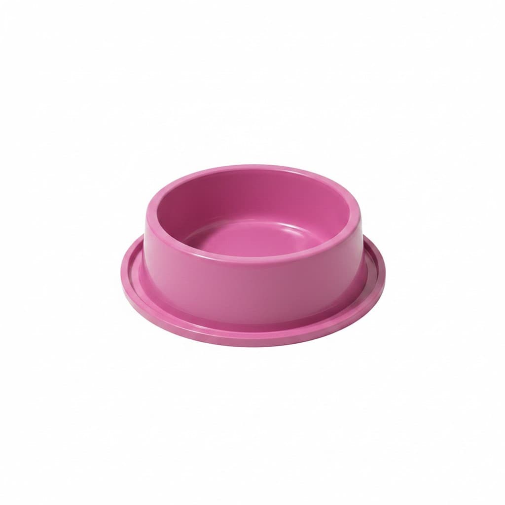 Comedouro Anti Formiga Plástico Pote Ração Água 700ml Pequeno Cachorro Gato Rosa