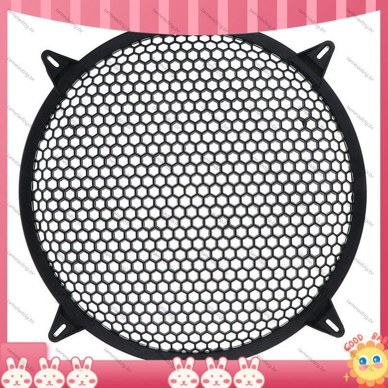 [T Rápido] Grade De Subwoofer Para Amplificador De Alto-Falante De Carro , Malha De Cobertura-10 Polegadas