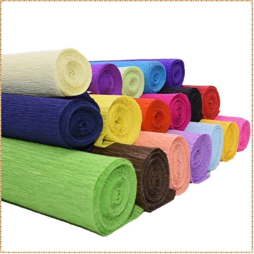 Papel Crepom De Pimenta , Enrugado Espesso De Buquê De Embrulho De Flores DIY , Artesanais