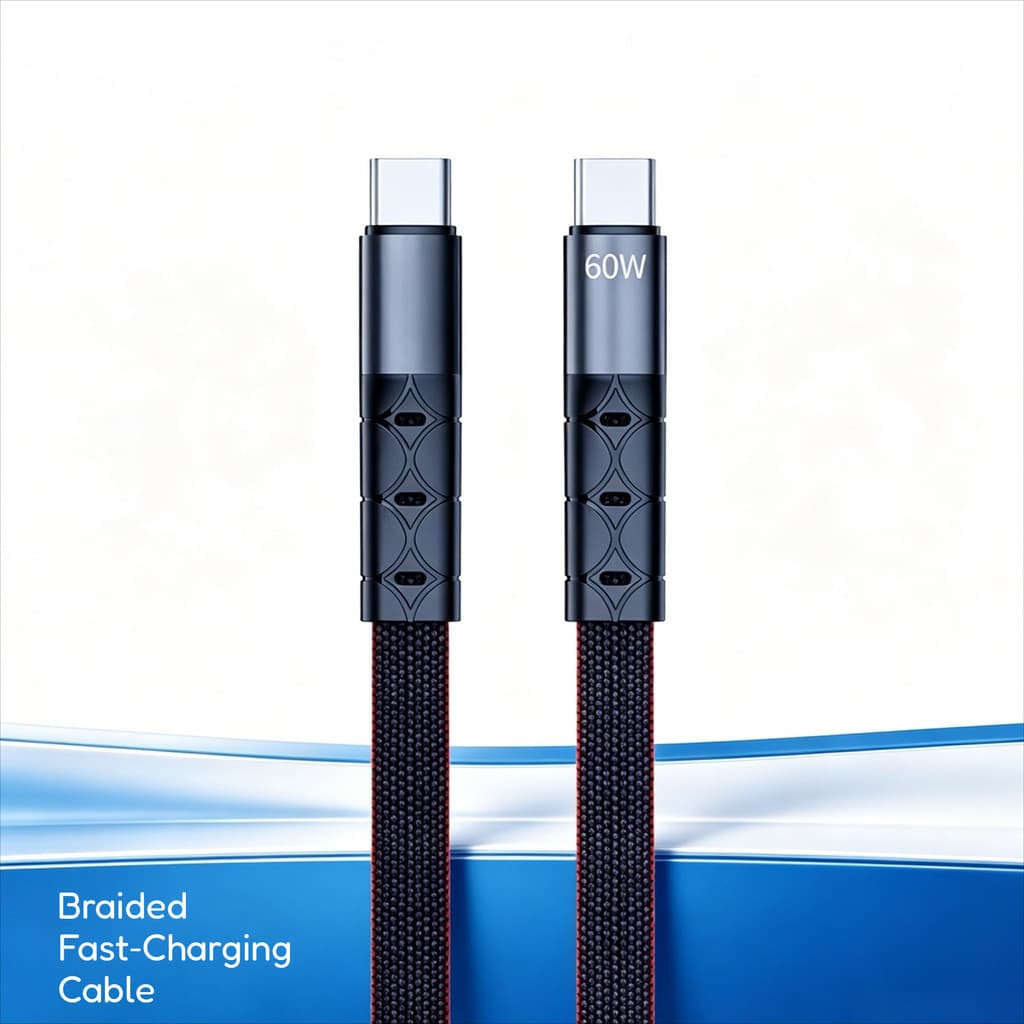 Cabo de carregamento rápido trançado Anti-quebra tipo C para tipo C/Tipo C para Lightning 2m adequado para cabo de dados