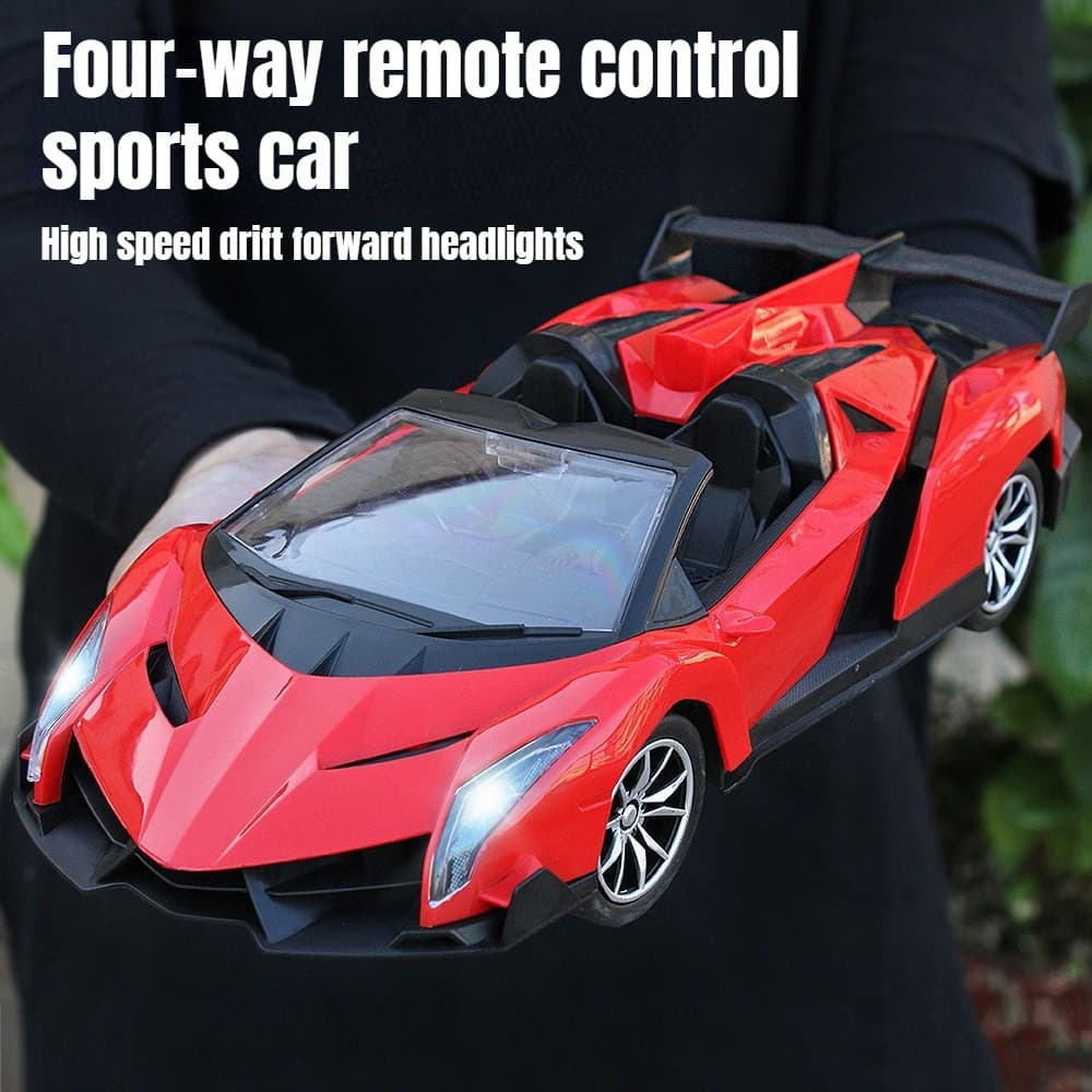 Brinquedo Infantil Carro De Controle Remoto Elétrico De Quatro Vias De Corrida 1 : 16 Modelo De Deriva De Alta Velocidad