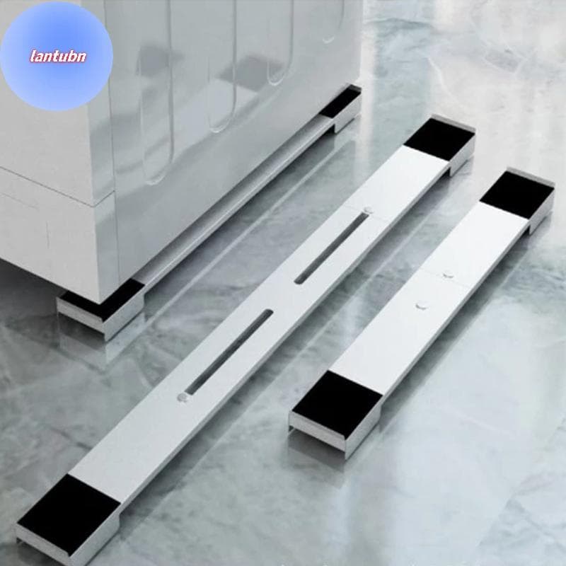 LANTUBN 2 Pa Suporte Para Máquina De Lavar Com Rodas Base De Geladeira Antivibração Ajustável Eletrodomésticos BR