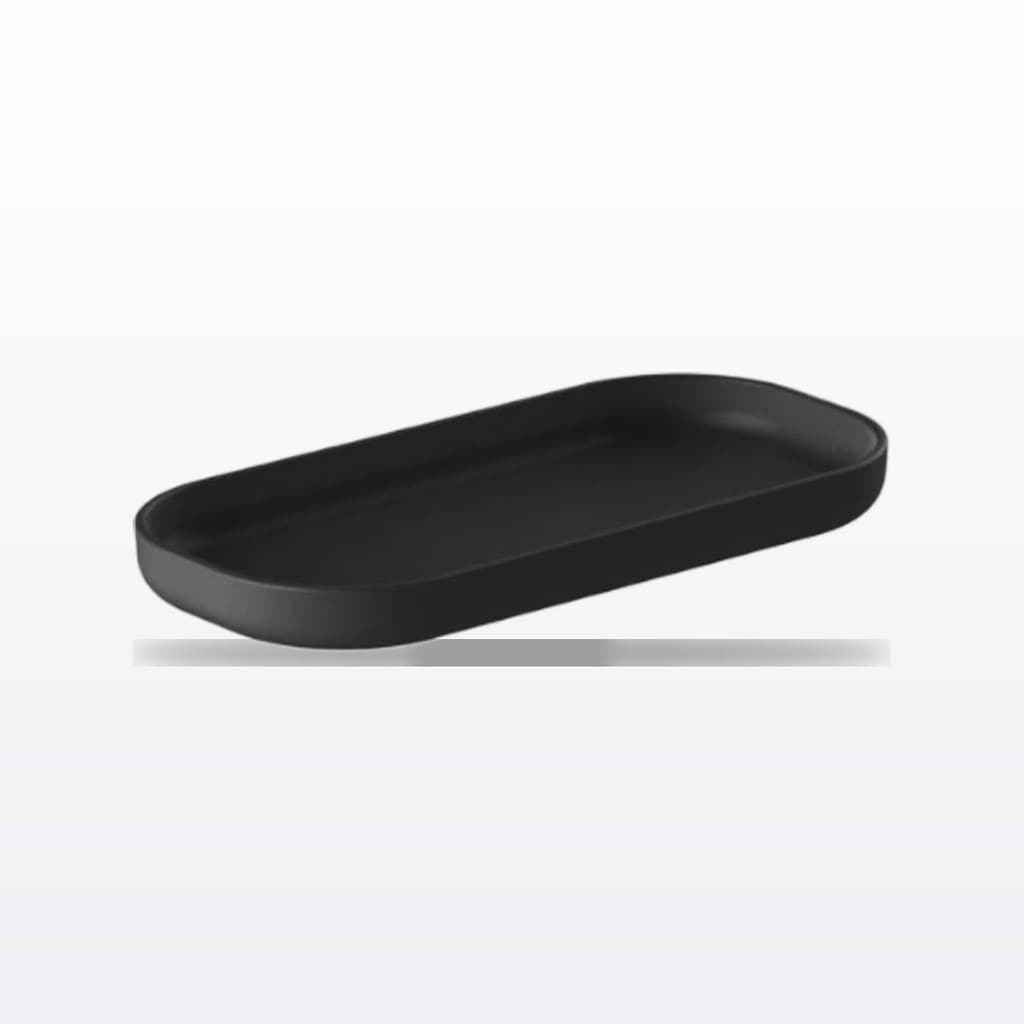 Bandeja Organizadora Plástico 16x8cm Preto BDD OU