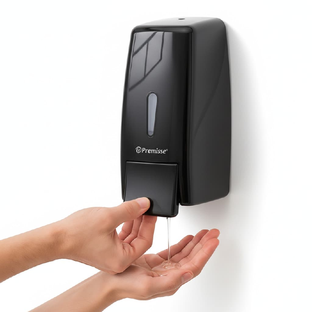 Suporte Porta Sabonete Líquido Dispenser Parede Sabão Saboneteira Álcool Gel Detergente Banheiro Lavabo Cozinha Clínica