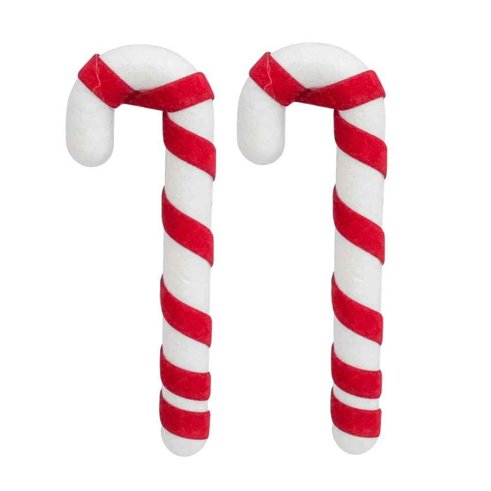 Kit 2 Pendentes de Natal Enfeite Bengala Doce para Árvore 14cm