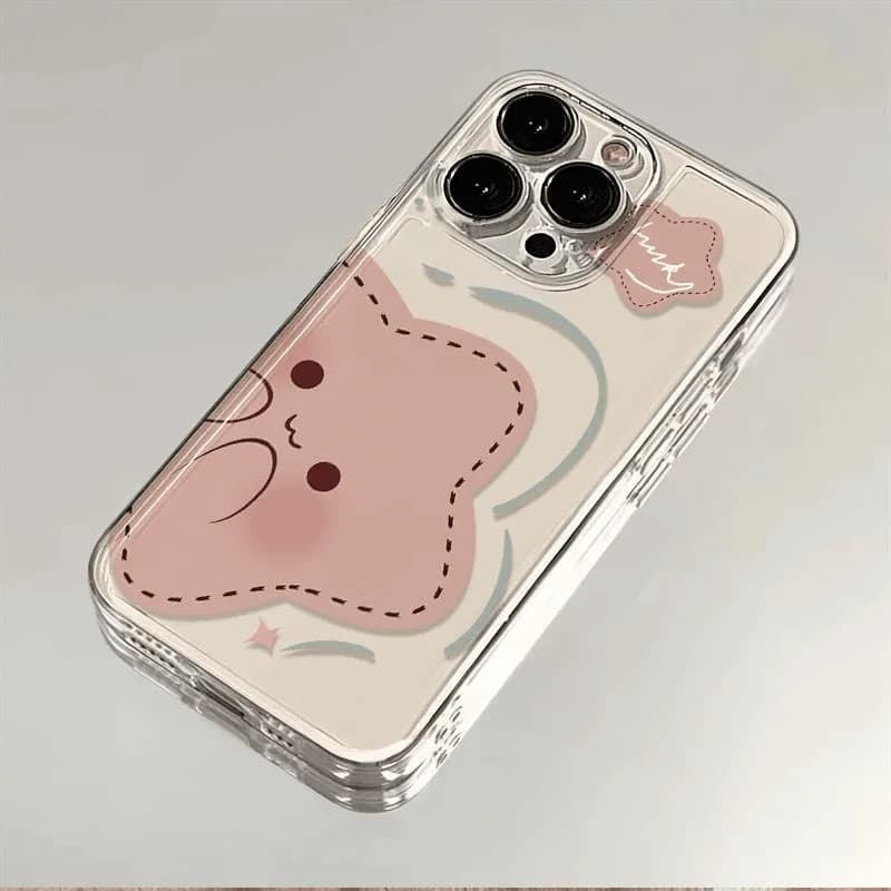 Transparente TPU anti Queda Caso De Telefone Móvel Estrela anime Padrão Redmi 12 13c 14c 9a Nota 8 9 10 11 12 xiaomi lit