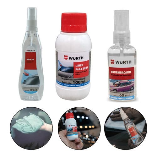 Kit Visibilidade Antiembaçante Limpa Parabrisa Water Off Car