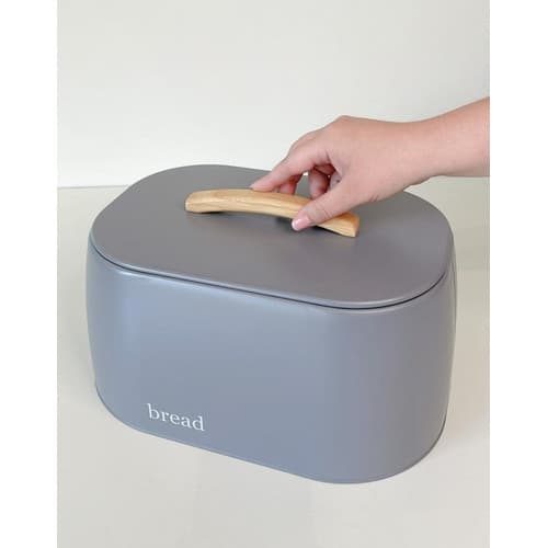 Porta Pão Grande Lata Pães Metalla Bread  Sense Ou Chumbo