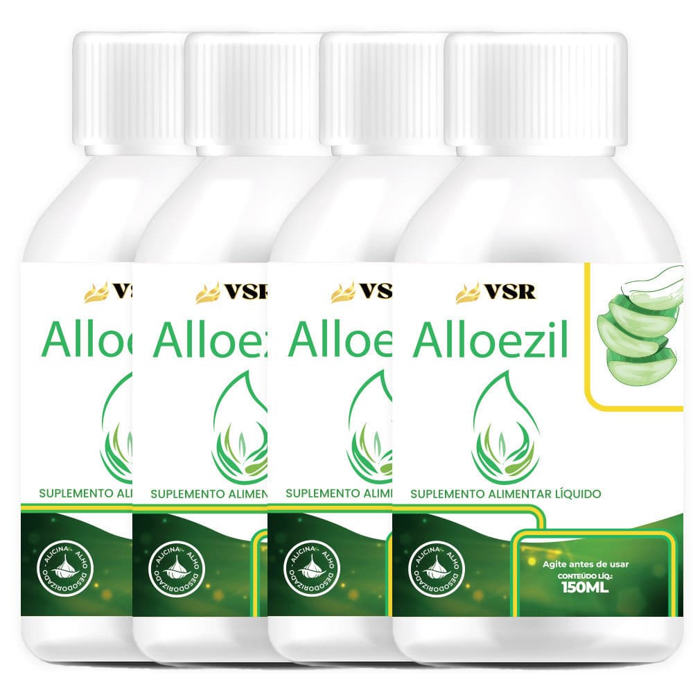 4 Alloezil Liquido pronto para consumo - 100% Original - Envio Imediato
