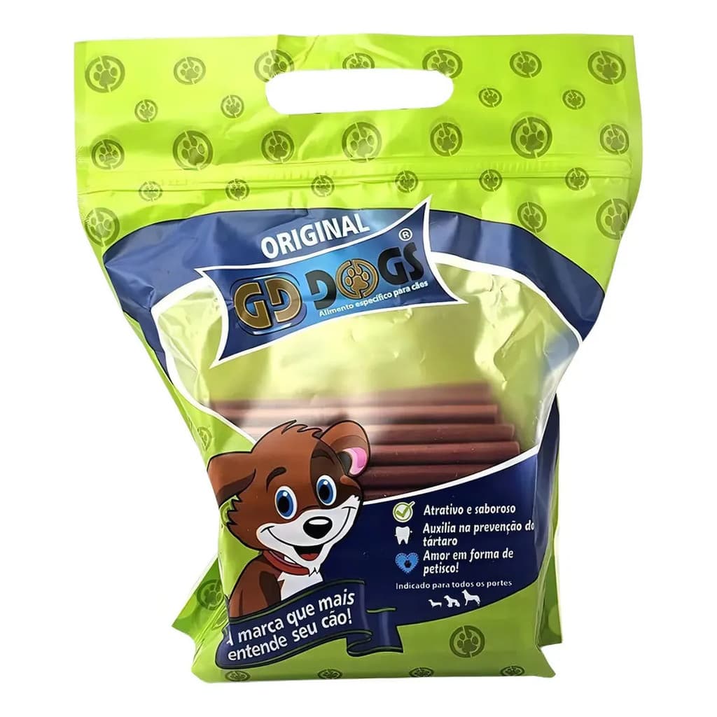 Petisco Para Cachorro Pet Palito Flexível Carne Gd Dogs 1kg