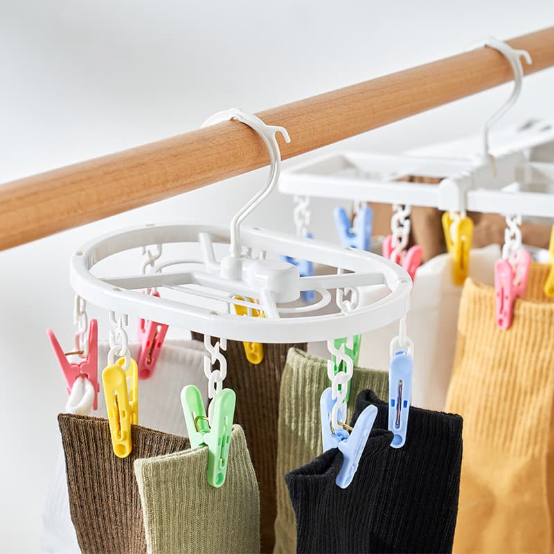 KM.1132.Estilo japonês tamanho pequeno rack de secagem 8 meias rack de secagem roupa interior Mimu estilo japonês mobili