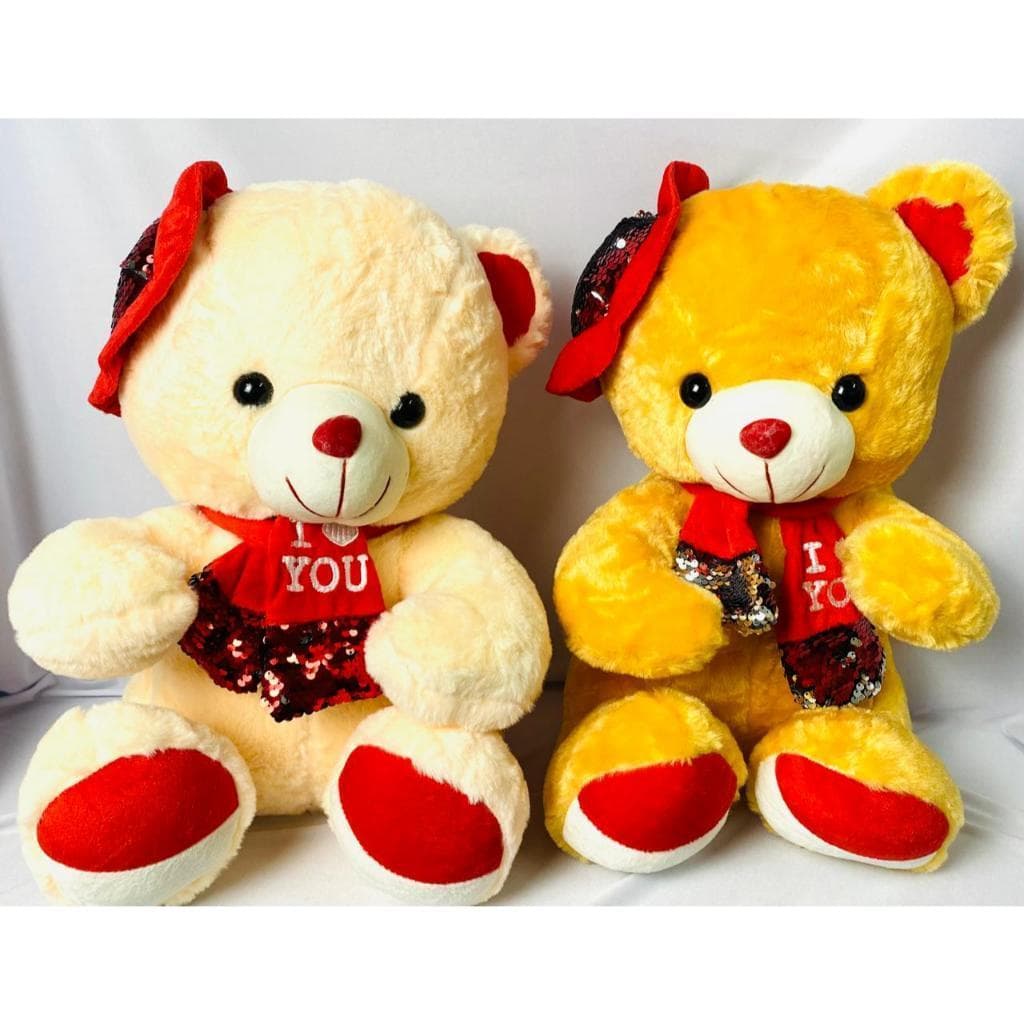 Urso de Pelúcia 40cm com Roupa I Love You Boneco Plush Fofo Macio Presente Romântico Decorativo Envio Imediato