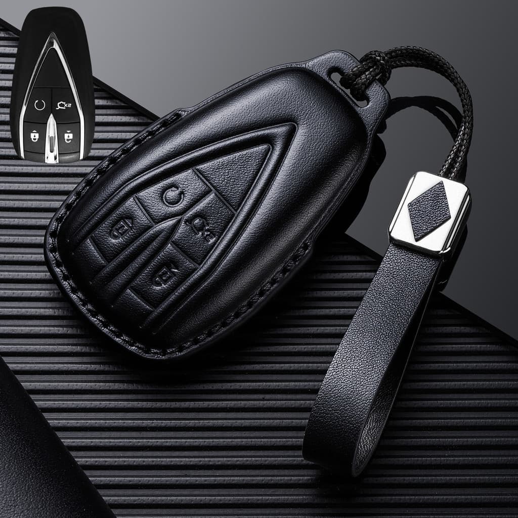 2025 Changan Qiyuan A05 capa chave Q05 couro genuíno especial saco chave do carro High-End fivela protetora das mulheres