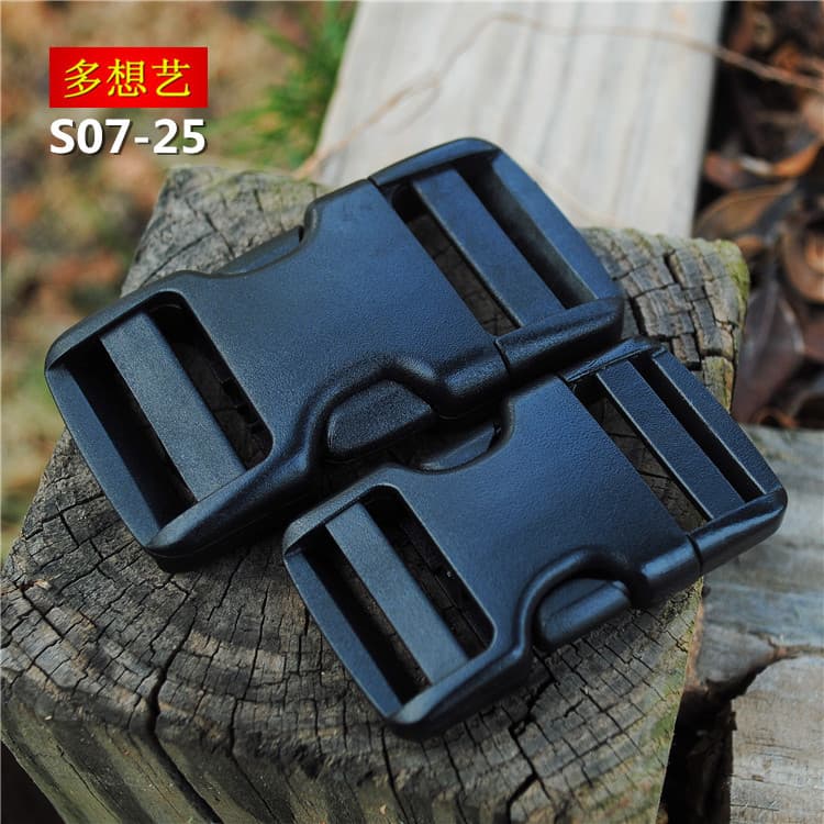 Mais arte 2.5/3.0cm fivela de plástico fivela de náilon POM fivela mochila saco cinta saco de escola saco acessór