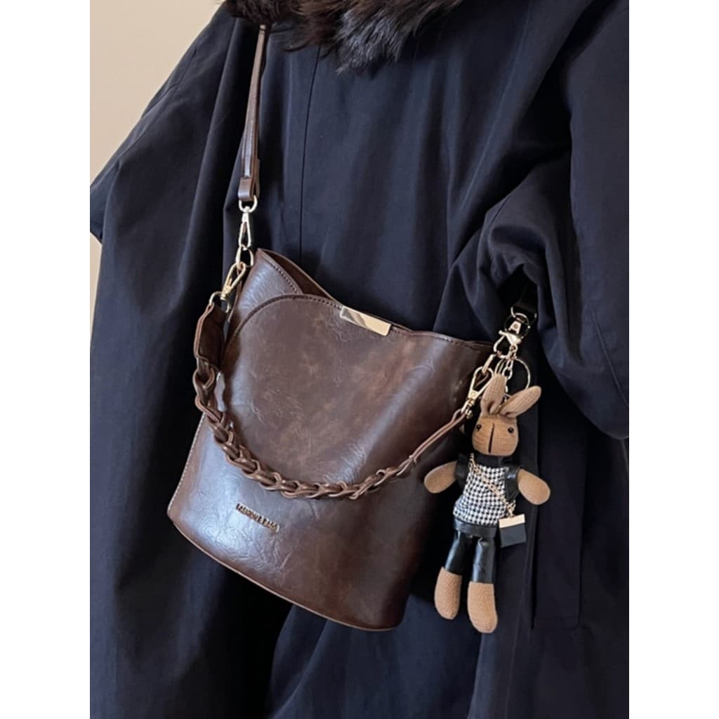bolsa transversal feminino bolsa feminina Retro nicho Design saco senhoras 2024 novo estilo High-End textura All-Match s