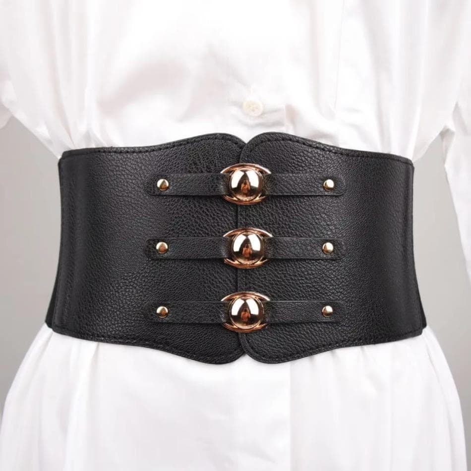 Moda Espartilho Cintos Largos Couro Do Plutônio Emagrecimento Corpo Cintura Para Mulheres Cinto Elástico Feminino Ceintu