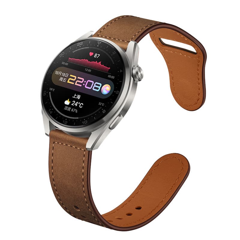 [Oferta especial Modelo de bem-estar] Adequado para Huawei GT5 Fivela reversa Couro genuíno pro Classic Calfskin GT4 Str