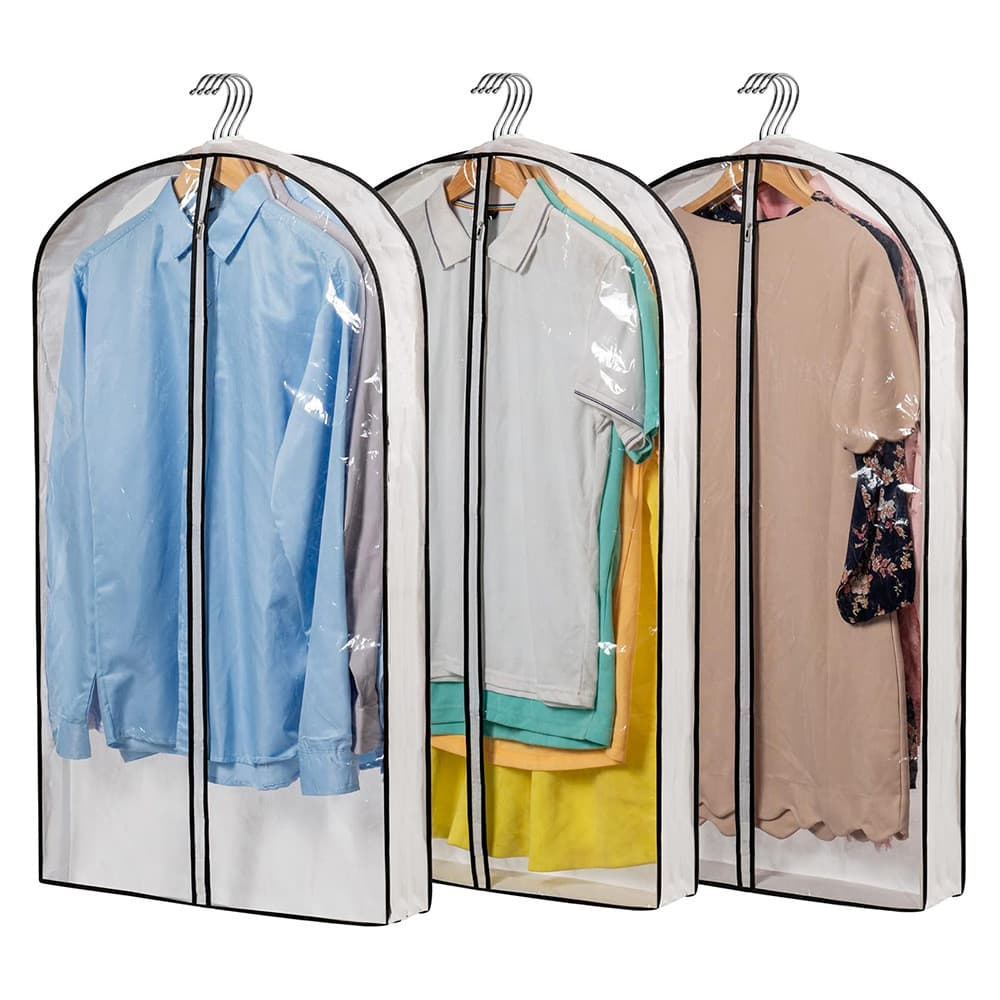 Cross-Border venda quente totalmente transparente lado ampliado roupas espessadas Anti-poeira capa saco umidade-Proo