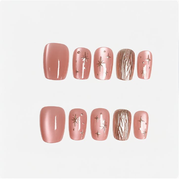 High-End estrela espelho mágico olho de gato usando unhas ins estilo requintado puro desejo elegante Manicure remendo cu