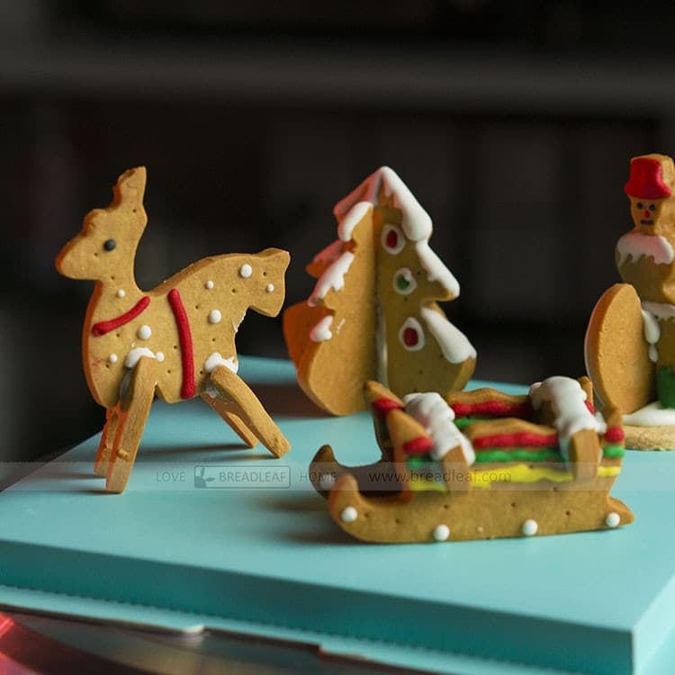 Combinação de natal montagem molde de biscoito de aço inoxidável molde de biscoito de natal ferramenta de biscoito