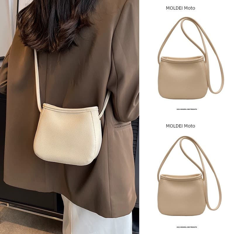 bolsa transversal feminino Bolsa Primavera verão branco High-End sentimento trabalho artigos diversos Mini pequeno balde