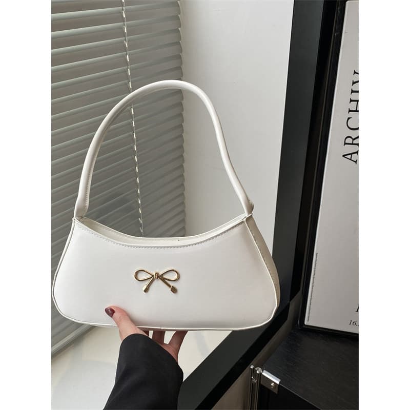bolsa feminina Bolsa Francês arco crescente nicho saco feminino 2025 novo estilo All-Match High-End textura moda bolsa d