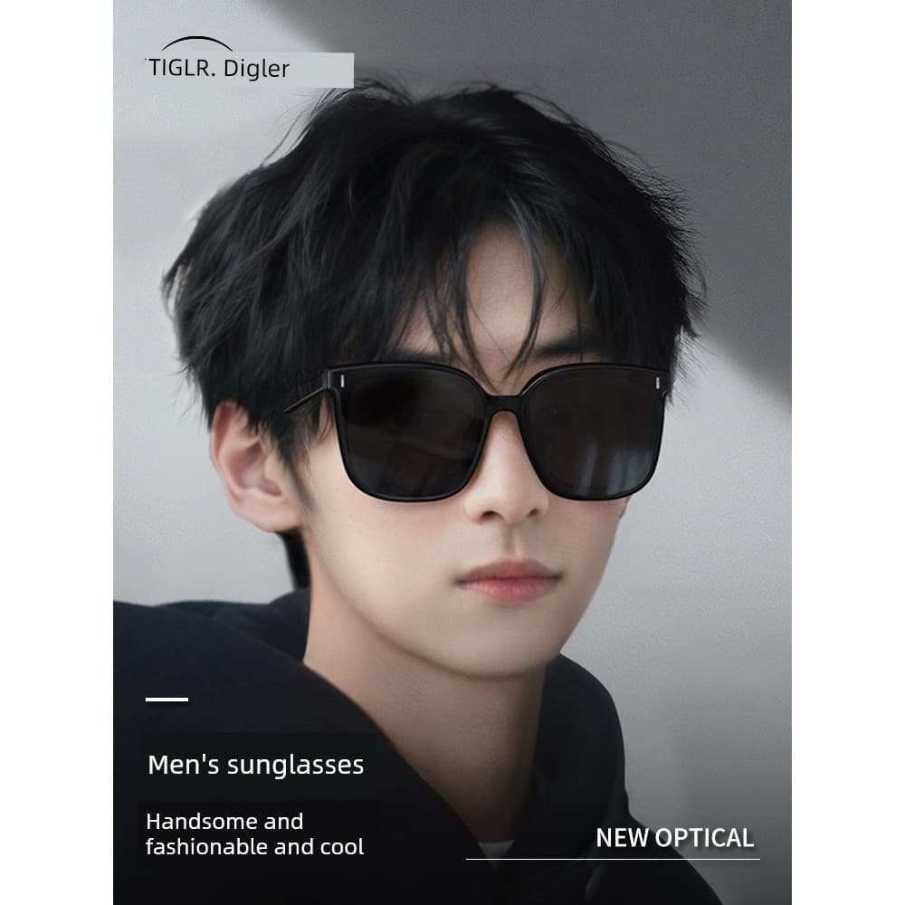 oculos clip on oculos de sol oculos blogueira feminino Óculos de sol masculino High-End sentimento 2026 novo estilo rufi