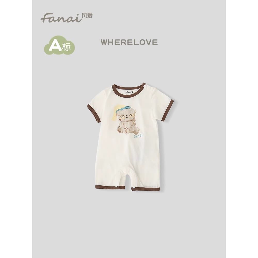 Fanai roupas de bebê verão Modal algodão macacão bebê recém-nascido macacão crianças cem dias macacão