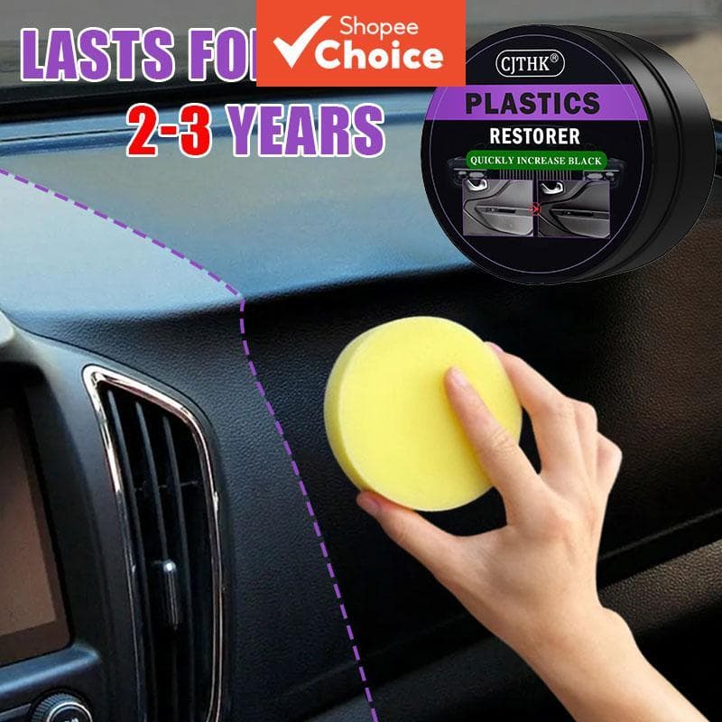 Restaurador de Plástico para Carro: Cera de Brilho Interno Preto - Cuidados Internos