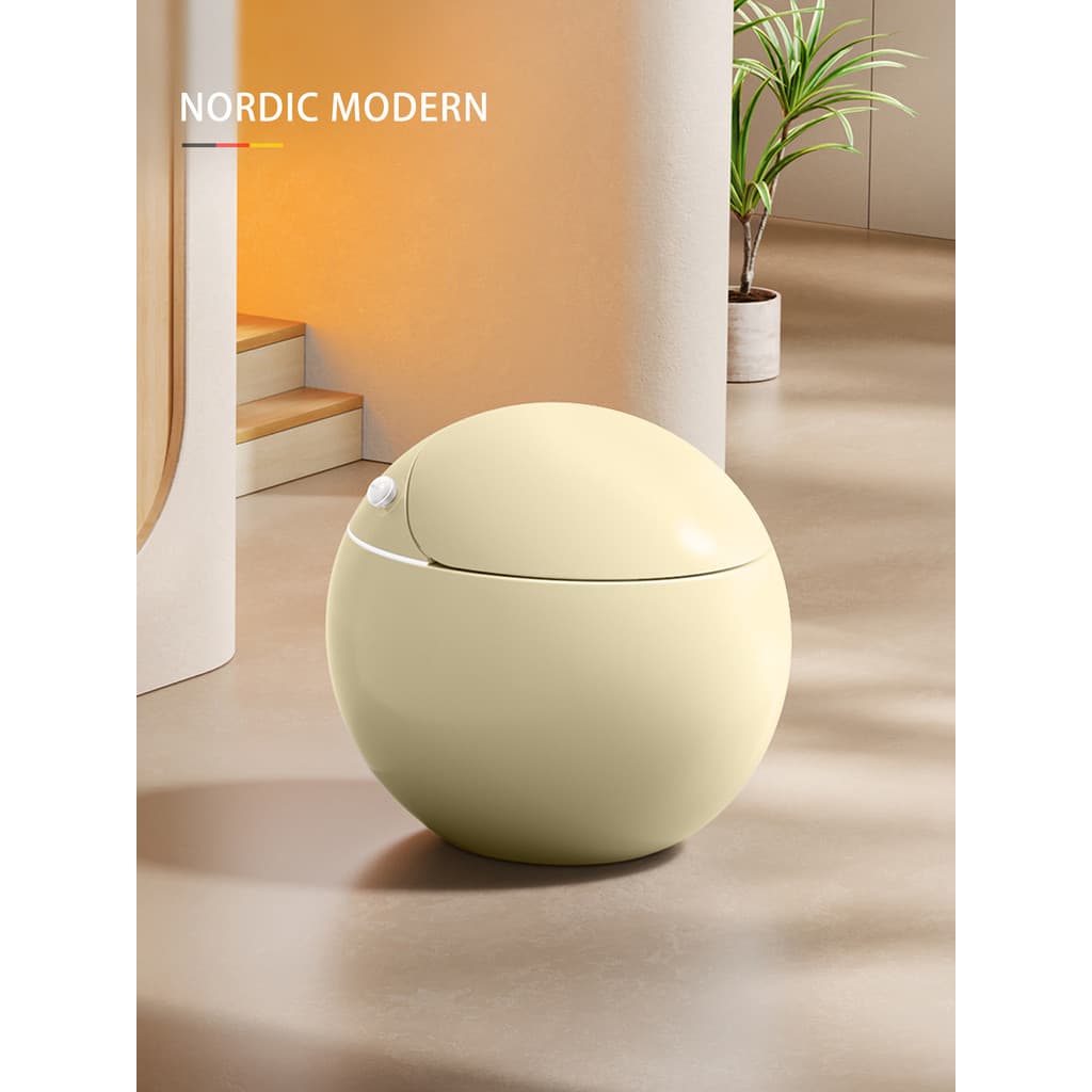 60cm em forma de ovo estilo creme toalete inteligente totalmente automático integrado indução totalmente Regional domést