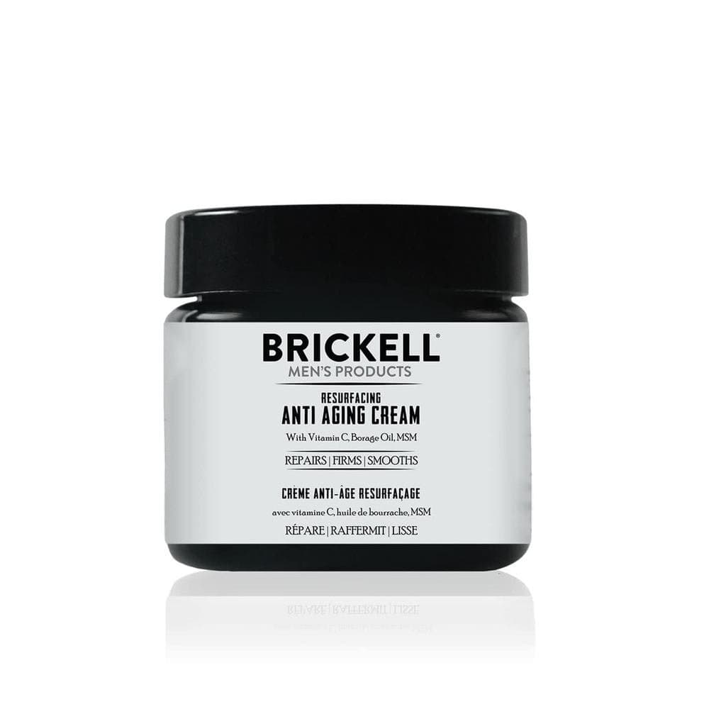 Hidratante Facial Anti-Envelhecimento e Anti-Rugas Brickell para Homens, Contém Vitamina C, Óleo de Jojoba e Vitamina B5