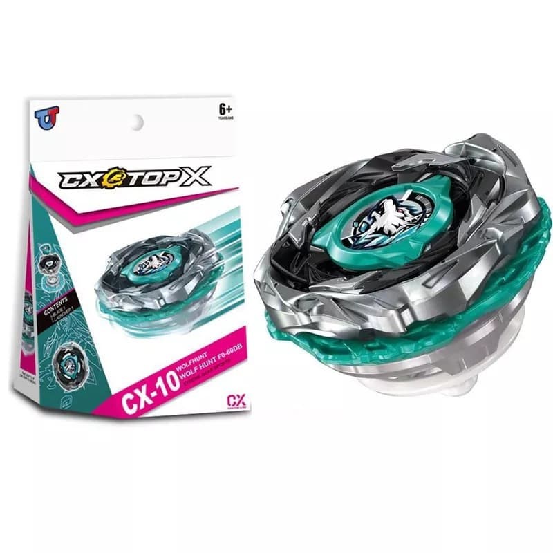 Chama Marca Beys X CX-10 Lobo Caça Beyblade Xtreme Com Ripcord Lançador Conjunto Para Crianças Menino Presentes De Anive