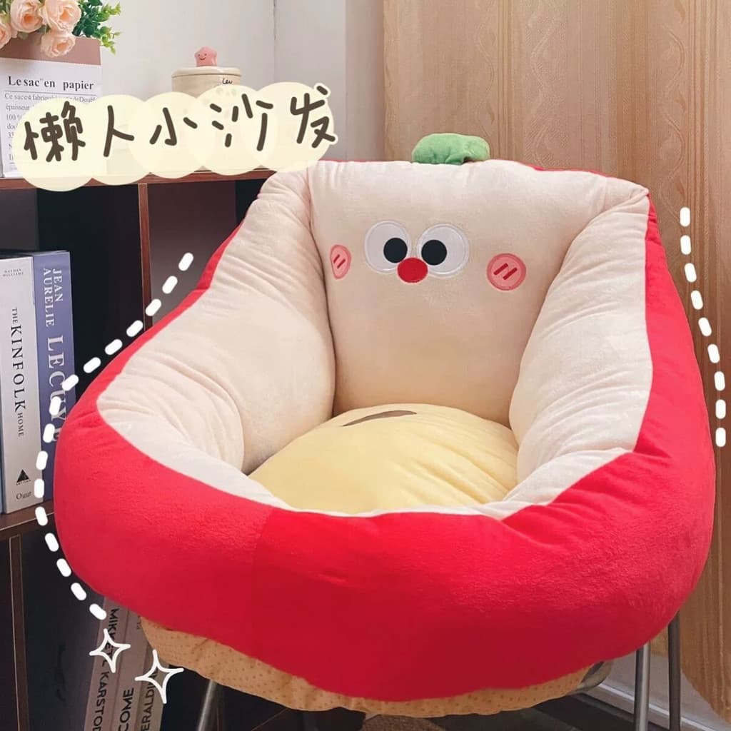Ins estilo preguiçoso sofá Tatami chão dos desenhos animados almofada de leitura em casa Futon crianças Bay janela quart