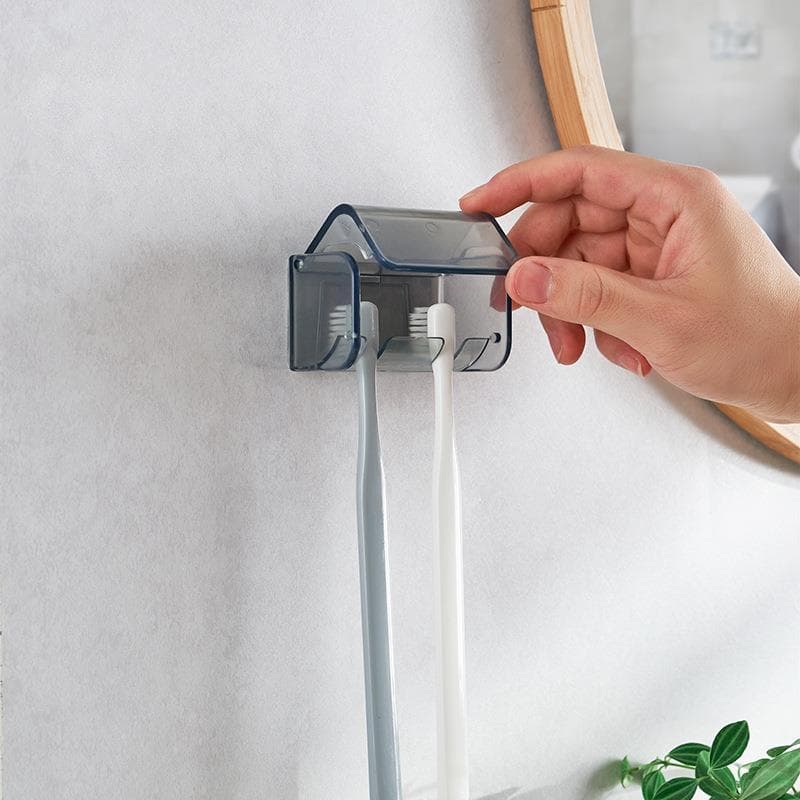 Suporte de escova de dentes elétrica estilo japonês, cabide de parede para armazenamento de escova de dentes, Rack simpl