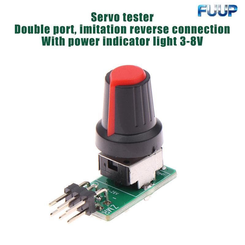FUUP 3-8V ESC Mini Servo Testador DIY Ventilador Sem Escova Regulador De Motor PWM Saída De Sinal Para Peças De Modelo D