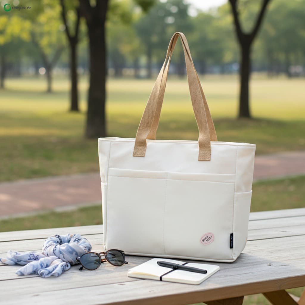 Sacola De Tecido Oxford De Grande Capacidade – Bolsa De Viagem Leve E Durável Para Mulheres