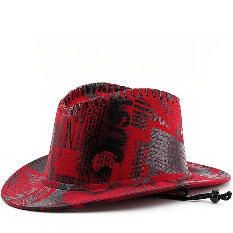 [Novo produto] Chapéu de Cowboy ocidental masculino estampado primavera verão outono guarda-sol chapéu de praia chapéu d