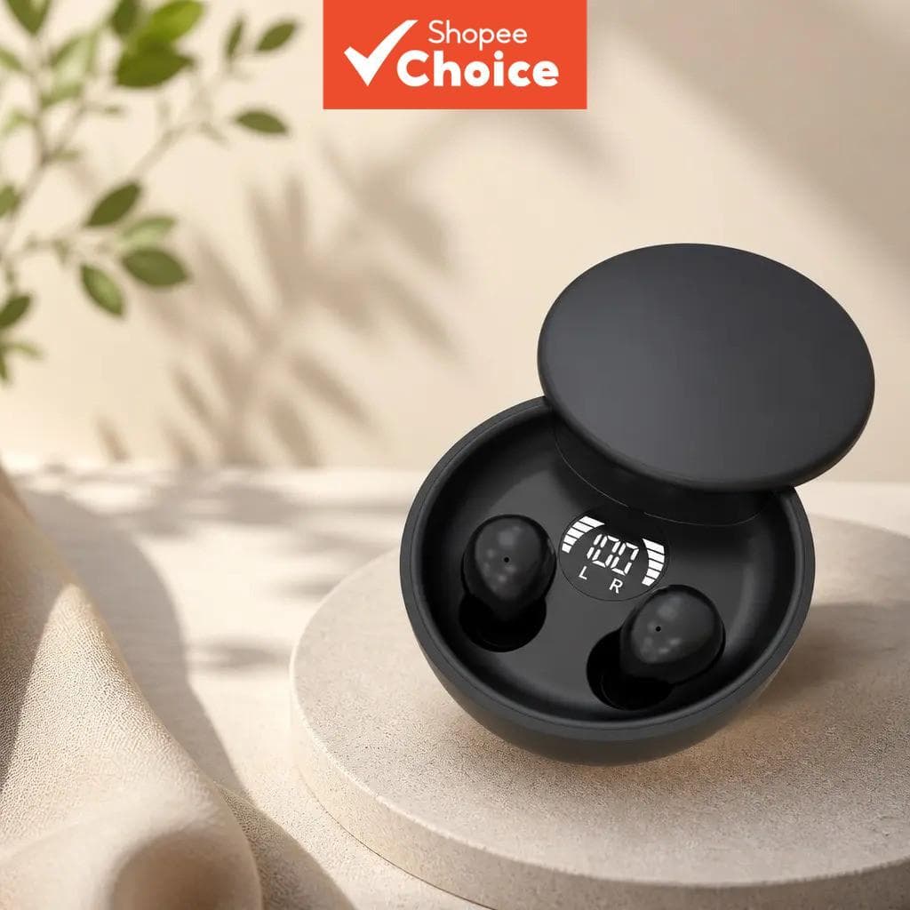 Fones de ouvido invisíveis Bluetooth 5.4, verdadeiros sem fio, intra-auriculares, auriculares de áudio esportivo,