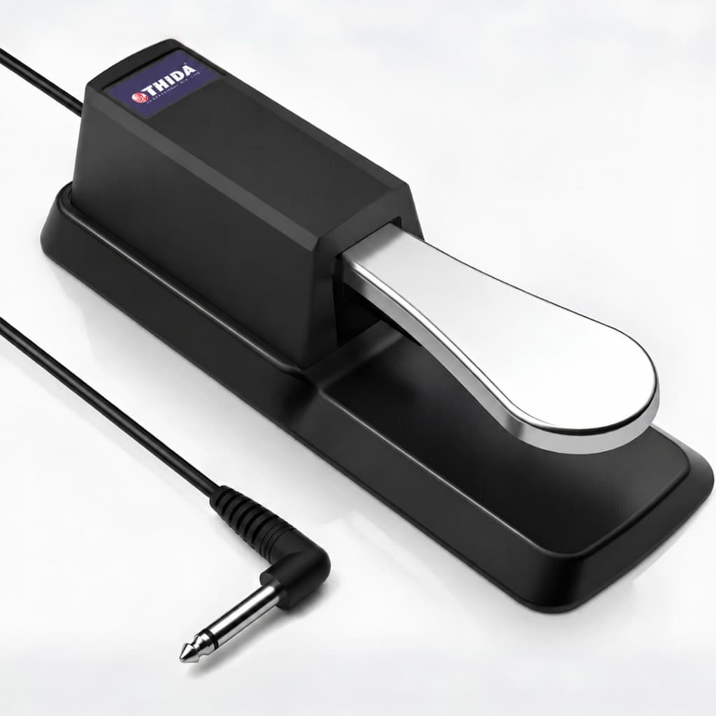 Pedal Sustain Universal Teclado Piano Digital Controlador