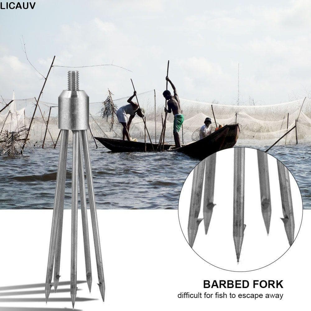 Ferramenta De Lança De Pesca Arpão Farpas Spearhead