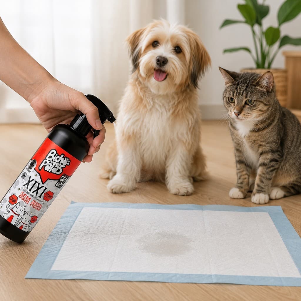 Xixi Stop Educador Sanitário Cães Gatos 300ml Spray Pet