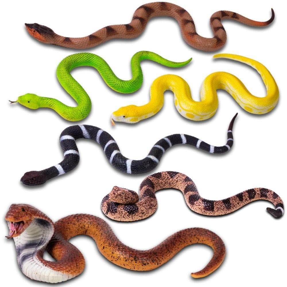 Figuras De Ação De Cobra , Modelo De Cascavel Educacional TPR Macio , De Simulação Python Realista