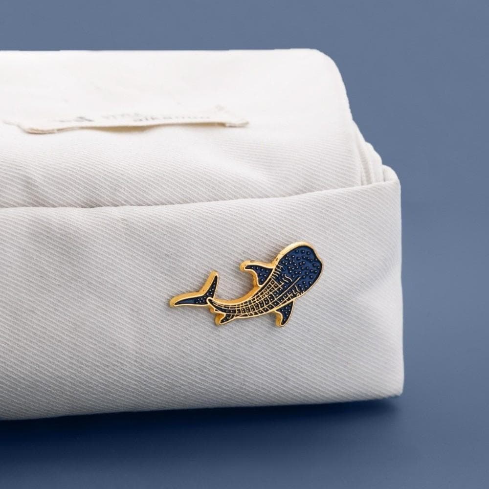 2 Peças Broche De Golfinho Baleia , Distintivo Vintage Animal , Decoração De Roupas