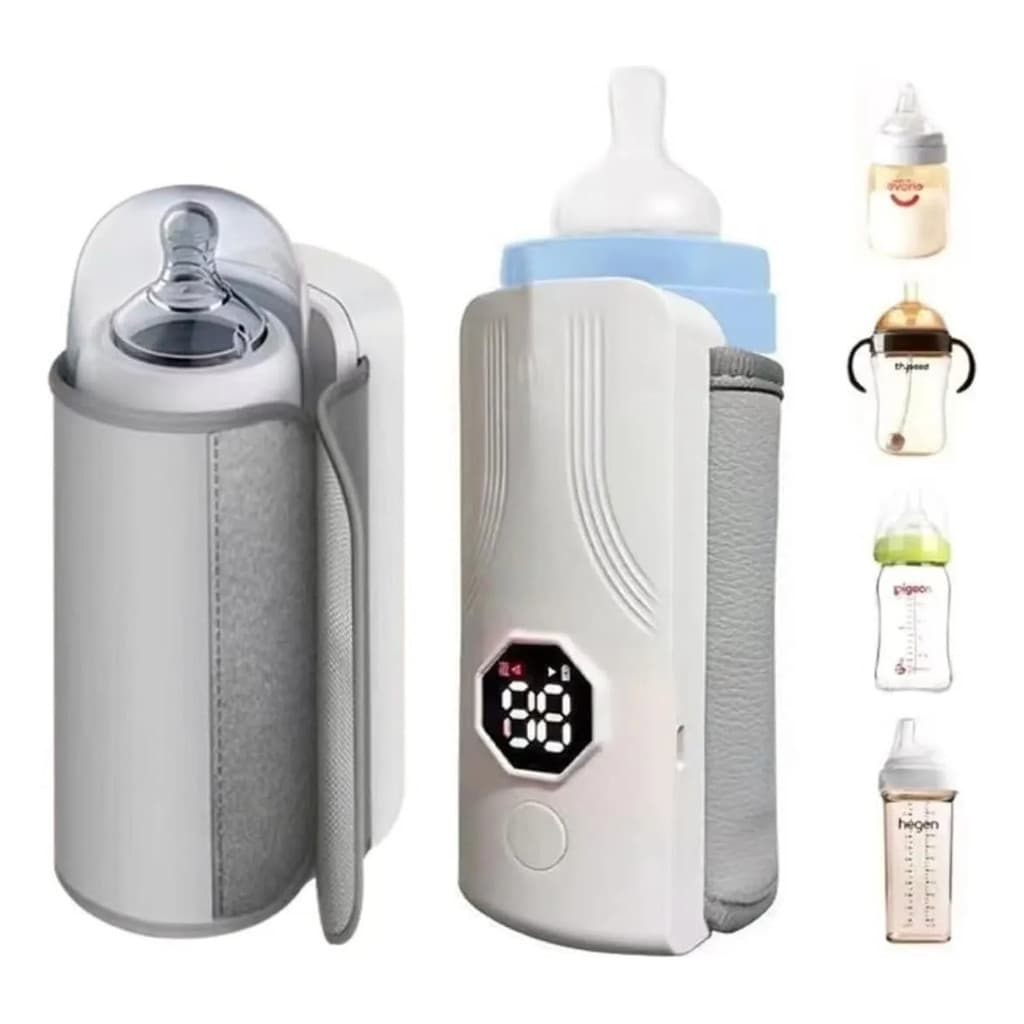 Aquecedor Portátil para Mamadeira USB Recarregável sem Fio