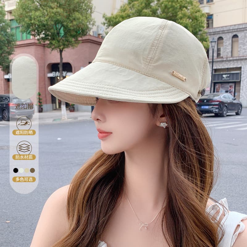 Chapéu Bucket Feminino Fino para Primavera e Verão, Respirável, Confortável, Proteção Solar, Anti-Ultravioleta, Moda Ver