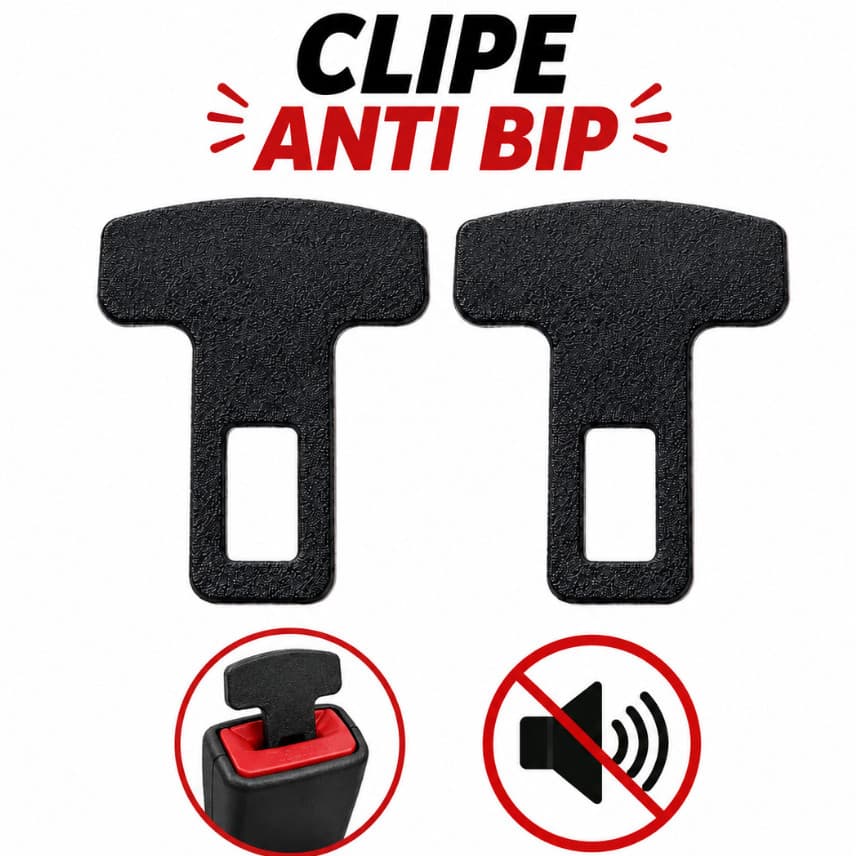 Fivela Lingueta Clip Cinto de Segurança Anti Alarme Sonoro Silenciador de Cinto de Segurança Carro