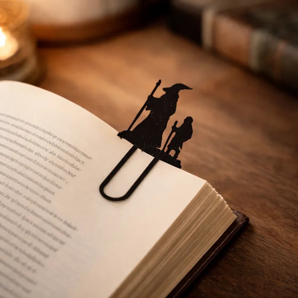 Kit 2 Marcadores De Página Para Livro Senhor Dos Anéis